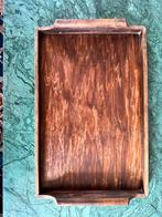 Antieke houten dienblad, Huis en Inrichting, Woonaccessoires | Dienbladen, Rechthoekig, Ophalen of Verzenden, Hout