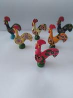 COQS PORTUGAIS  STATUETTES  . HAUTEUR  6 cm, Collections, Enlèvement ou Envoi, Utilisé, Animal de ferme, Statue ou Figurine