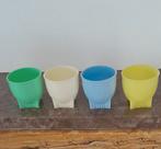 4 vintage eierdopjes., Ophalen of Verzenden, Huis en Inrichting