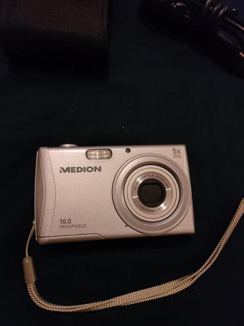 appareil photo numérique Medion MD 86930  16MP argenté, Audio, Tv en Foto, Fotocamera's Analoog, Zo goed als nieuw, Compact, Overige Merken
