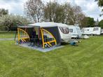 Chateau calista  390  met mover en voortent en panorama, Caravans en Kamperen, Caravans, Mover, Chateau, Dwarsbed, Particulier