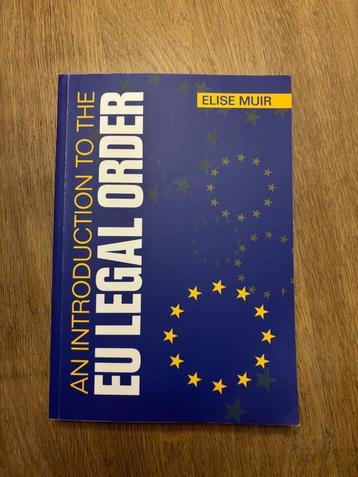 Handboek An introduction to the EU legal order  beschikbaar voor biedingen