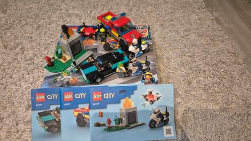 LEGO City Brandweer & Politie Achtervolging - 60319, Kinderen en Baby's, Speelgoed | Duplo en Lego, Zo goed als nieuw, Lego, Ophalen