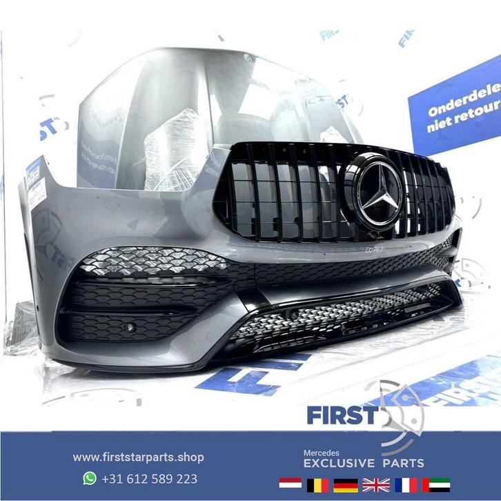 V167 C167 (W167) GLE AMG VOORKOP GRIJS COMPLEET FRONT ORIGIN, Auto-onderdelen, Carrosserie, Bumper, Mercedes-Benz, Voor, Gebruikt