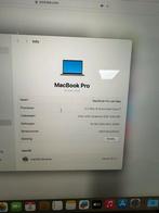 Macbook pro 15” touchbar i7 16gb/512gb space grey, Comme neuf, MacBook, Enlèvement ou Envoi