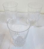 Lot de 3 verres Long Drink anciens en cristal, Ophalen of Verzenden