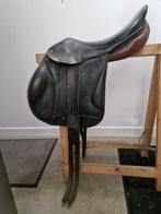 Springzadel crassaerts 17,5", Dieren en Toebehoren, Paarden en Pony's | Zadels, Ophalen, Gebruikt, Springen