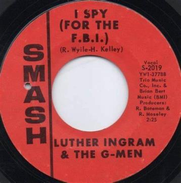 Luther Ingram & The G-Men – I Spy ( For The F.B.I. ) Popcorn beschikbaar voor biedingen