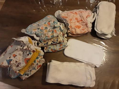 Pakket anavy wasbare luiers bamboo, Kinderen en Baby's, Kinderspulletjes, Gebruikt, Ophalen