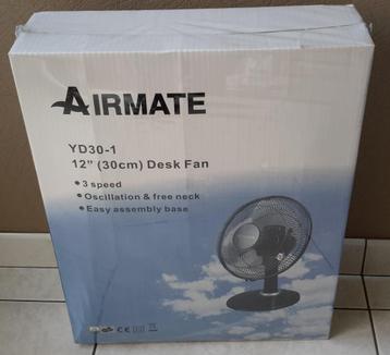 Tafelventilator 30cm Airmate ( NIEUW ) beschikbaar voor biedingen