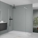 Douche wand inloop douche Novellini L160 H195 Helderglas, Ophalen, Nieuw, Chroom, Douche