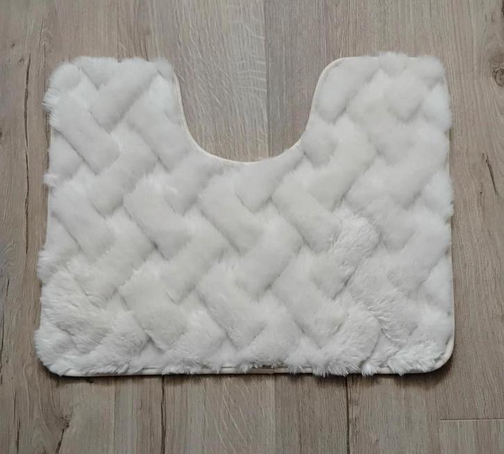 Wc matje, Huis en Inrichting, Badkamer | Badtextiel en Accessoires, Zo goed als nieuw, Beige, Ophalen of Verzenden