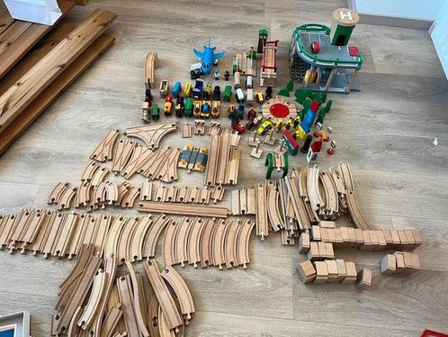 Circuit train en bois Brio et autres, Kinderen en Baby's, Speelgoed | Houten speelgoed, Gebruikt, Ophalen