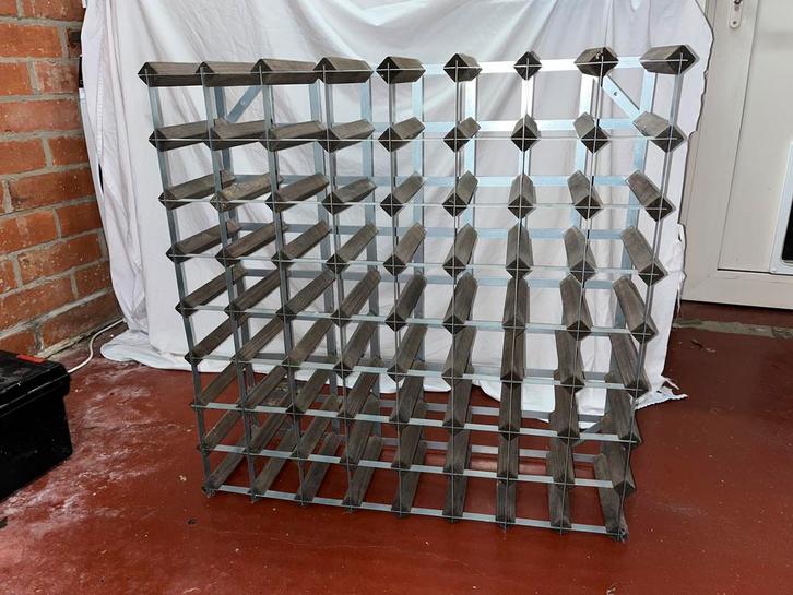 Wijnrek voor 64 flessen, Maison & Meubles, Armoires | Autre, Comme neuf, Enlèvement