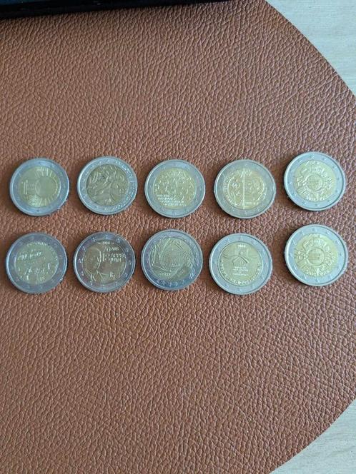 10 zeldzame 2 euromunten (speciale edities) - lot/per stuk, Postzegels en Munten, Munten | Europa | Euromunten, Setje, 2 euro