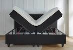 Boxspring met opbergruimte Model 18 Vanaf €1.199,00, Huis en Inrichting, Slaapkamer | Boxsprings, Verzenden, Nieuw, 140 cm, Crème