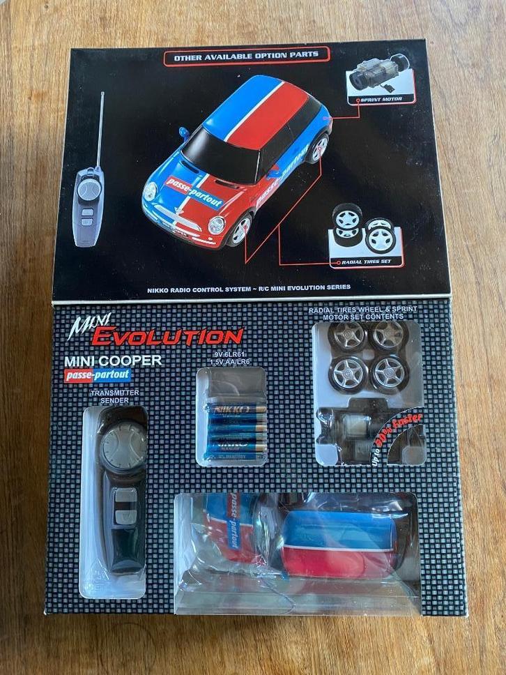 Nikko Mini Cooper Evolution 1:24 Vintage zo goed als nieuw, Hobby en Vrije tijd, Modelauto's | 1:24, Zo goed als nieuw, Auto, Overige merken