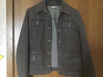 Bruin jeansvestje voor dames maat 38 beschikbaar voor biedingen