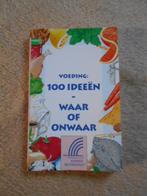 Voeding 100 Ideeën, Livres, Santé, Diététique & Alimentation, Utilisé, Enlèvement ou Envoi