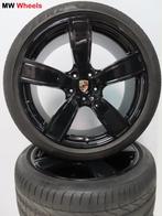 Originele Porsche Cayenne Coupe 22 inch velgen zomerbanden, Auto-onderdelen, Gebruikt, 285 mm, Banden en Velgen, Overige maten
