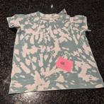 T-shirt appelblauwzeegroen inktvlekpatroon, Kinderen en Baby's, Babykleding | Maat 68, Ophalen, Zo goed als nieuw