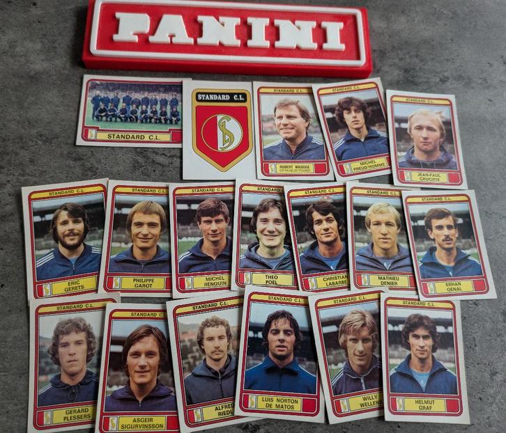 PANINI FOOTBALL 79 STANDARD de LIÈGE 18X AUTOCOLLANTS 1979, Hobby & Loisirs créatifs, Autocollants & Images, Neuf, Autocollant