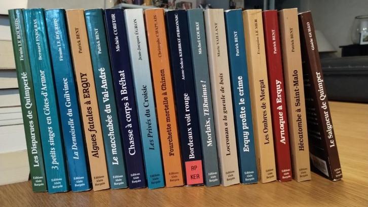 Collection ENQUETES & SUSPENS, 16pces, éd. A. Bargain, 2010', Boeken, Detectives, Gelezen, Ophalen