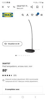 Lampe arceau Ikea, Gebruikt, Metaal, Ophalen, 75 cm of meer