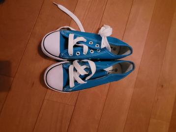 Kinderschoenen - Sneakers - felblauw - maat 35