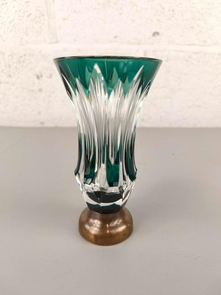 Val Saint Lambert vaasje, Antiek en Kunst, Antiek | Vazen, Ophalen of Verzenden