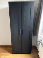 Armoire bois noir penderie et étagères, Maison & Meubles, Armoires | Penderies & Garde-robes, Utilisé, 50 à 100 cm, Moderne, 50 à 75 cm