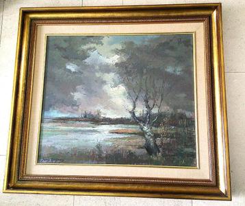 Landschap met watertje - Janus Kluijtmans (1919-2004) beschikbaar voor biedingen