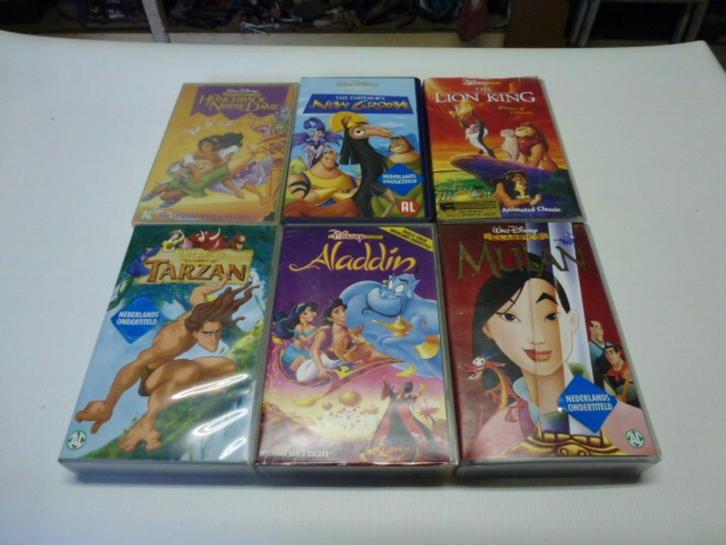 VHS VIDEO CASSETTEN VOOR KINDEREN, Cd's en Dvd's, VHS | Kinderen en Jeugd, Gebruikt, Tekenfilms en Animatie, Tekenfilm, Alle leeftijden