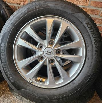 15 inch Hyundai i30 Velgenset 5x114.3 Hankook 7mm TPMS beschikbaar voor biedingen