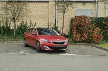 Peugeot 308 break essence automatique 125.650km airco  carp, Rouge, Achat, Euro 6, Entreprise