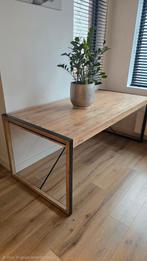 Houten eettafel te koop, Huis en Inrichting, Tafels | Eettafels, Ophalen, Gebruikt, Scandinavisch, 50 tot 100 cm