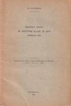 Boek - Peilingen nopens de bezittende klasse te Gent - 1300, Ophalen of Verzenden, 20e eeuw of later, Gelezen