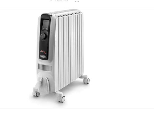 Delonghi Olieradiator 2500 W, Doe-het-zelf en Bouw, Verwarming en Radiatoren, Zo goed als nieuw, Radiator, 800 watt of meer, 30 tot 80 cm