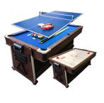 table de billard 4 en 1, Sport en Fitness, Biljarten en Poolen, Ophalen, Gebruikt, Biljarttafel