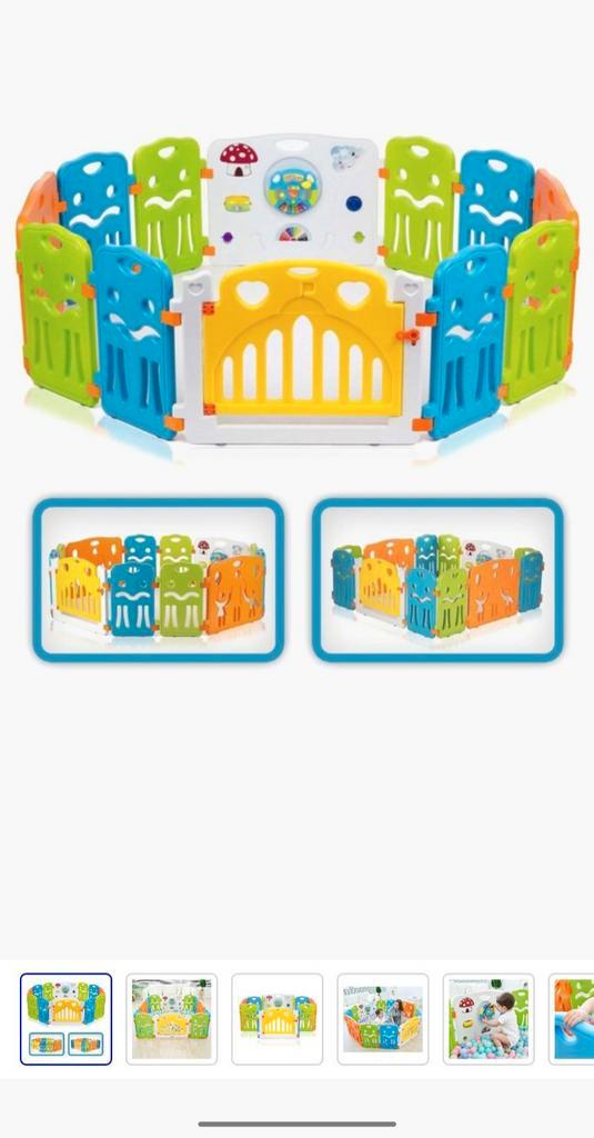 xl speel - kruipbox + veiligheidshek, Kinderen en Baby's, Speelgoed | Vtech, Zo goed als nieuw, Ophalen