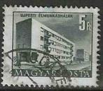 Hongarije 1951-1952 - Yvert 1012 - Heropbouwingsplan (ST), Timbres & Monnaies, Timbres | Europe | Hongrie, Affranchi, Envoi