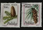 Polen 1991 - flora, coniferen kegels, dennenappels, Ophalen of Verzenden, Polen, Gestempeld