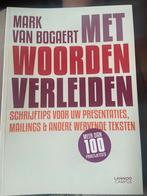 Met woorden verleiden., Ophalen of Verzenden, Nieuw, Mark Van Bogaert