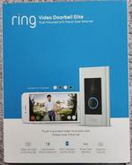 Ring Video Doorbell Elite (POE Editie), Huis en Inrichting, Deurbellen, Ophalen, Terugspreekfunctie, Zo goed als nieuw, Bedraad