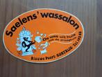 Vintage cartoon reclame wassalon Kortrijk, Verzamelen, Ophalen of Verzenden, Gebruikt, Winkel of Supermarkt