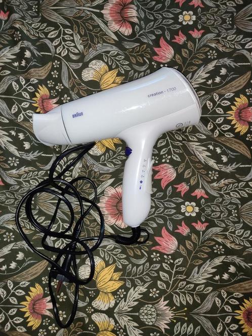 Braun Creation 1700 haardroger, Elektronische apparatuur, Persoonlijke Verzorgingsapparatuur, Zo goed als nieuw, Ophalen of Verzenden