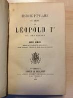 HISTOIRE POPULAIRE DU REGNE DE LEOPOLD Ier - Louis Hymans, 19e siècle, Utilisé, Enlèvement ou Envoi, Louis Hyman