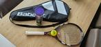Babolat Tennisracket + 4 tennisballen, Sport en Fitness, Ophalen of Verzenden, Zo goed als nieuw, Racket, Babolat