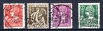 336/338-340 gestempeld 1932 - Ceres en Mercurius, Postzegels en Munten, Ophalen of Verzenden, Gestempeld, Gestempeld