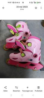 Kinder skeelers maat 32/34 met knie en elleboogbeschermers, Sports & Fitness, Patins à roulettes alignées, Enlèvement